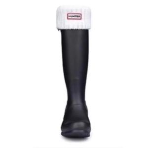 Hunter Boots boot socks welly liners White Cream